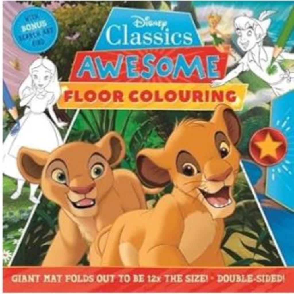 Disney Classics Awesome Floor Colouring Mat